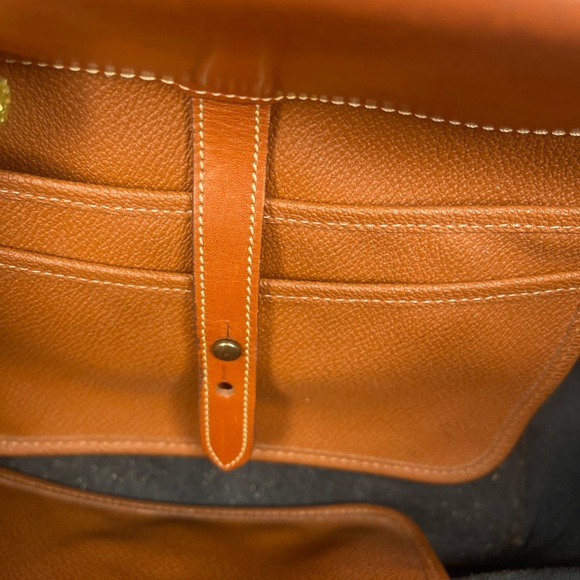 Dooney & Bourne Vintage Black and Brown Leather Handbag - Picture 12 of 13